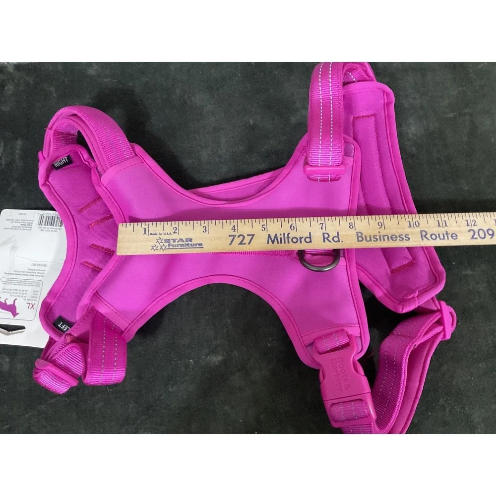 Boots & Barkley Dog Harness Extra Large XL Pink New Reflective Comfort Padded